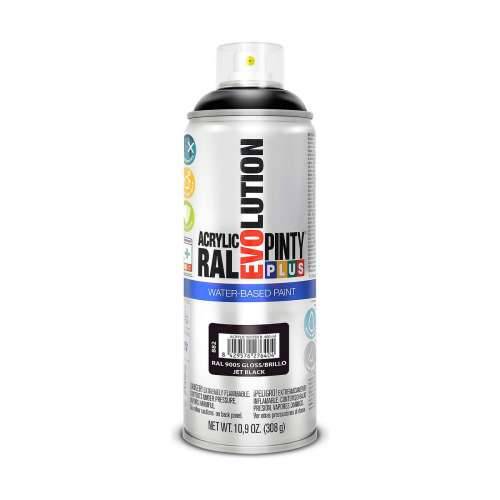 Boja u spreju Pintyplus Evolution RAL 9005 Vodena baza Jet Black 400 ml Cijena