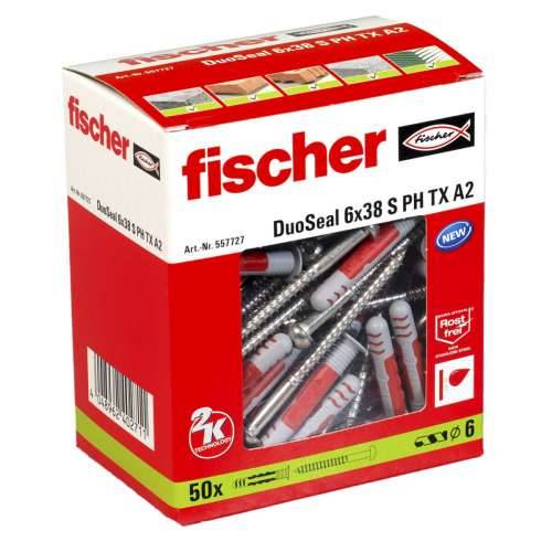 Vijci i matice Fischer DuoSeal 557727 S A2 Vodootporni Ø 6 x 38 mm (50 kom.) Cijena
