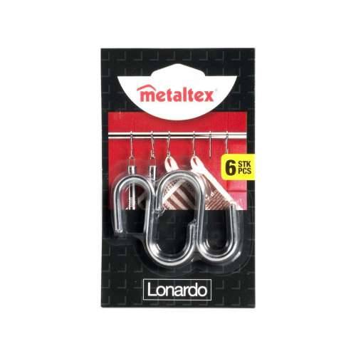Kukica za vješanje Metaltex Lonardo kromirano Metal 6,5 cm 6 Dijelovi Cijena