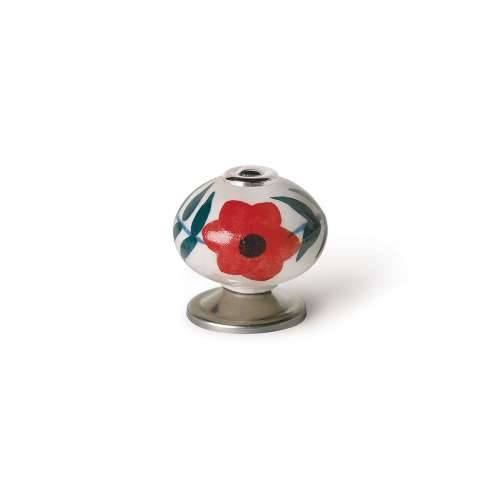 Zatvarač jabučica Rei e500 Crvena Metal Cvijet Ø 40 x 36 mm 4 Dijelovi Cijena