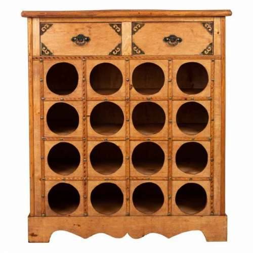 Stalak za boce Alexandra House Living PVC Drvo Željezo 31 x 69 x 63 cm S ladicama Cijena
