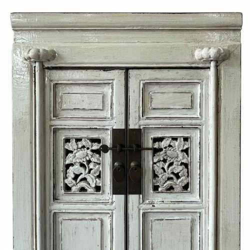 Stalak za boce Alexandra House Living Bijela Drvo Brijestovina 45 x 170 x 55 cm Cijena