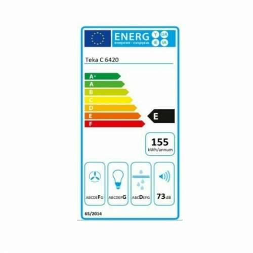 Konvencionalna Napa Teka 40465531 60 cm 375 m3/h 73 dB 316W Bijela Crna Cijena