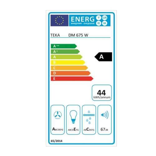 Konvencionalna Napa Teka 40476230 60 cm 603 m3/h 67 dB 278W Bijela Cijena
