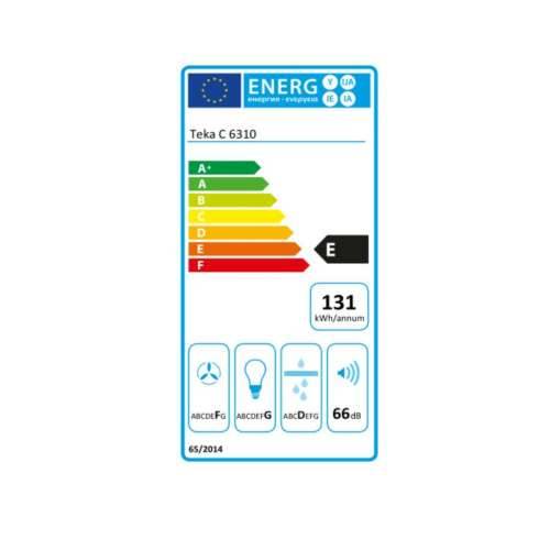 Konvencionalna Napa Teka C6310 60 cm 235 m³/h 66 dB 130W Čelik Cijena