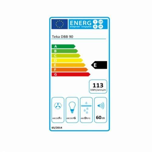 Konvencionalna Napa Teka CAMPANA DBB 90 NEGRO 90 cm 63 dB Crna Cijena