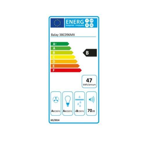 Konvencionalna Napa Balay 3BC096MX 90 cm 590 m3/h 70 dB 220W Čelik Cijena