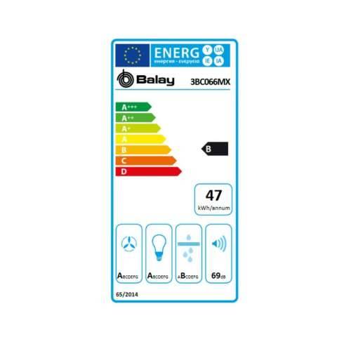 Konvencionalna Napa Balay 3BC066MX 60 cm 590 m3/h 69 dB 220 W Cijena