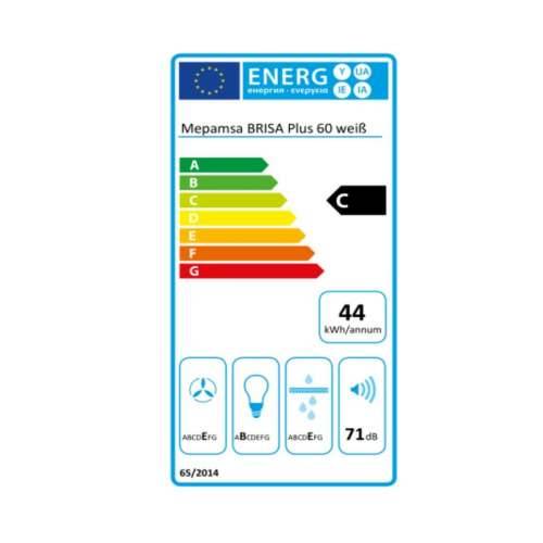 Konvencionalna Napa Mepamsa 300.0567.904 60 cm 180 m³/h 55W C Bijela Cijena