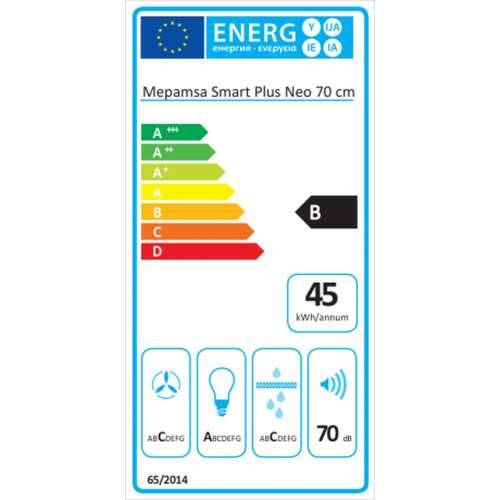 Konvencionalna Napa Mepamsa 243005 70 cm 300 m3/h 125W D Čelik Cijena