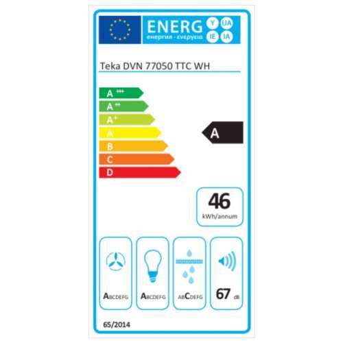 Konvencionalna Napa Teka DVN77050 TTC WH Bijela (70 cm) Cijena
