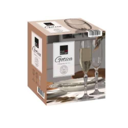 Čaša za šampanjac Royal Leerdam Gotica 210 ml champagne 6 Dijelovi (6 kom.) Cijena