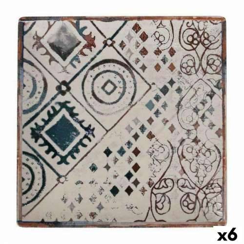 Plakans šķīvis La Mediterránea Grecia Porculan 24 x 24 x 2 cm (6 kom.) Cijena