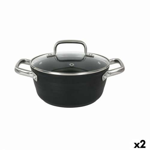 Duboka tava sa staklenim poklopcem Quttin Spiral Kovani Aluminij Ø 20 cm (2 kom.) Cijena