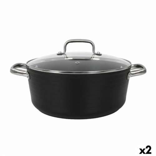 Duboka tava sa staklenim poklopcem Quttin Spiral Ø 28 cm Kovani Aluminij (2 kom.) Cijena
