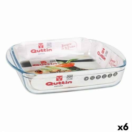 Ploča za Pećnice Quttin 63081 1,6 L Staklo 25 x 21,9 x 5 cm (6 kom.) Cijena