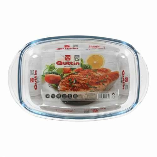 Duboka tava s poklopcem Quttin 63096 Staklo 32,8 x 19,7 x 13 cm (3L + 1,5L) Cijena