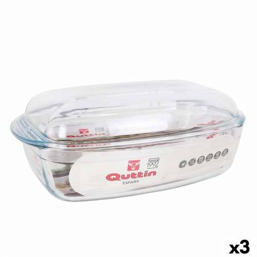 Duboka tava s poklopcem Quttin   Providan 6,7 l Staklo 37 x 22 x 14,1 cm (3 kom.) Cijena