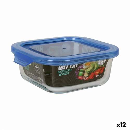 Kutija za užinu Quttin   Plava 14 x 14 x 5,5 cm (12 kom.) Cijena