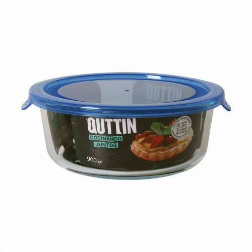 Okrugla Kutija za Ručak s Poklopcem Quttin   Plava 900 ml (6 kom.) Cijena