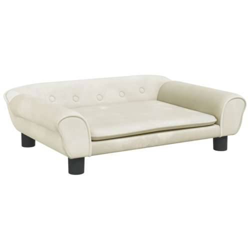 Dječja fotelja krem 70 x 45 x 26 cm baršunasta - Krema 70 x 45 x 26 cm Cijena