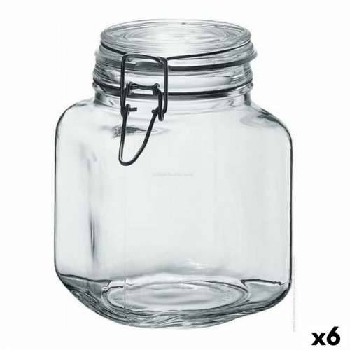 Staklena Tegla Borgonovo 33211 hermetično Providan 1,7 L 12 x 12 x 17 cm (6 kom.) Cijena