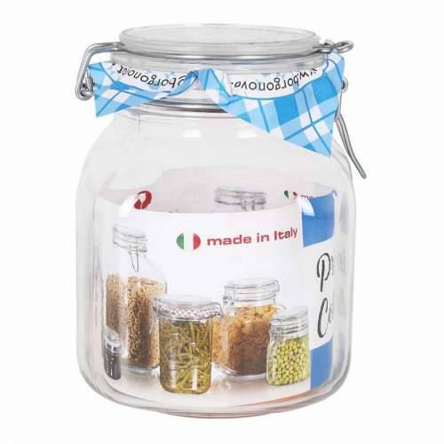 Staklena Tegla Borgonovo 33211 hermetično Providan 1,7 L 12 x 12 x 17 cm (6 kom.) Cijena