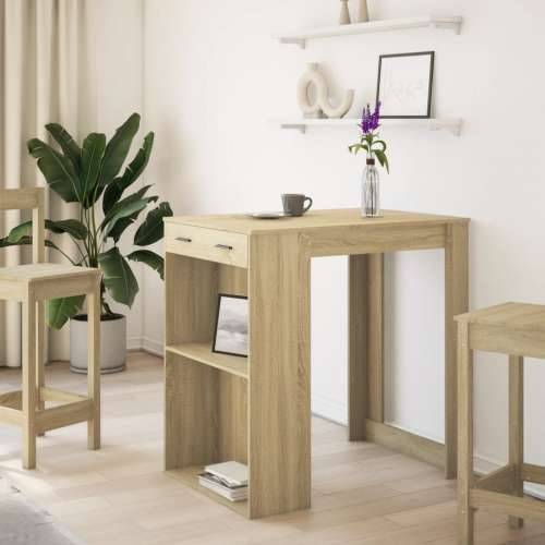 Barski stol boja hrasta 102x70x103,5 cm konstruirano drvo - sonoma hrast 1 Cijena