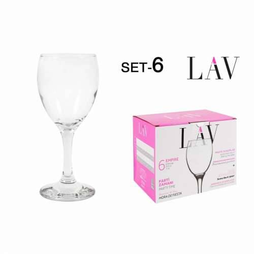 Set vinskih čaša LAV Bijela 200 ml 6 Dijelovi (4 kom.) Cijena