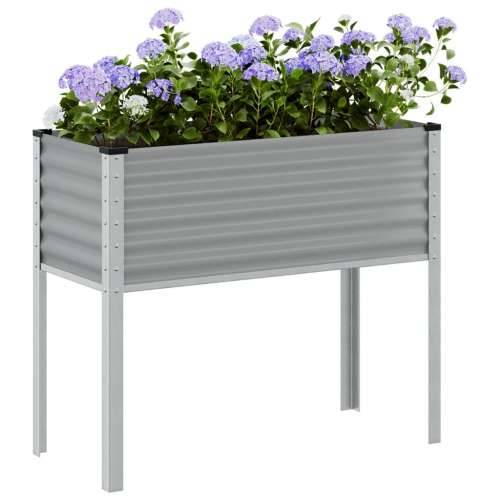 Vrtna sadilica siva 100x41x90 cm čelična - Čelik/siva 100 x 41 x 90 cm 1 Cijena