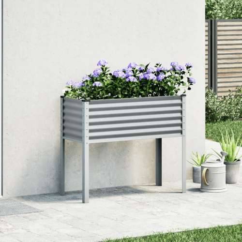 Vrtna sadilica siva 100x41x90 cm čelična - Čelik/siva 100 x 41 x 90 cm 1 Cijena