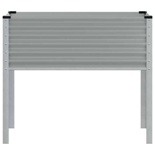 Vrtna sadilica siva 100x41x90 cm čelična - Čelik/siva 100 x 41 x 90 cm 1 Cijena