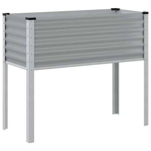 Vrtna sadilica siva 100x41x90 cm čelična - Čelik/siva 100 x 41 x 90 cm 1 Cijena
