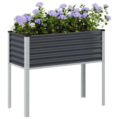 Vrtna sadilica antracit 100x41x90 cm čelična - Čelik/antracit 100 x 41 x 90 cm 1 Cijena