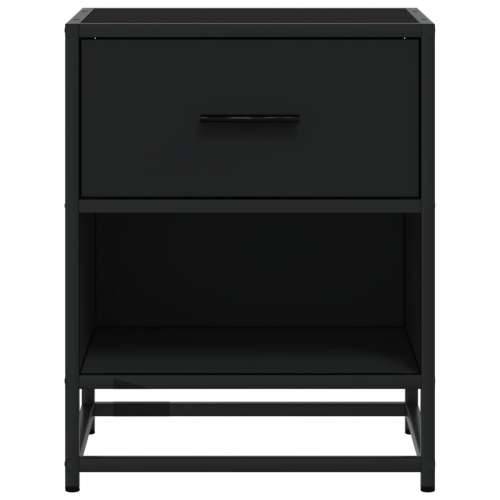Noćni ormarići 2 kom crni 40x31x50 cm od konstruiranog drva - Crna 2 Cijena