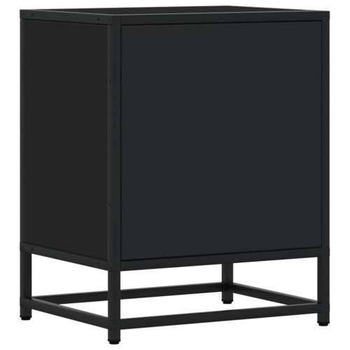 Noćni ormarići 2 kom crni 40x31x50 cm od konstruiranog drva - Crna 2 Cijena