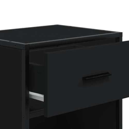 Noćni ormarići 2 kom crni 40x31x50 cm od konstruiranog drva - Crna 2 Cijena
