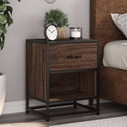 Noćni ormarići 2 kom boja hrasta 40x31x50 cm konstruirano drvo - Smeđi hrast 2 Cijena