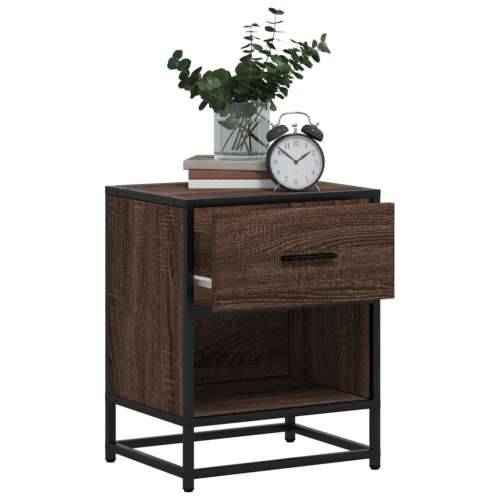 Noćni ormarići 2 kom boja hrasta 40x31x50 cm konstruirano drvo - Smeđi hrast 2 Cijena
