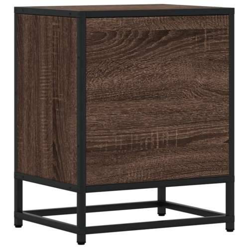 Noćni ormarići 2 kom boja hrasta 40x31x50 cm konstruirano drvo - Smeđi hrast 2 Cijena