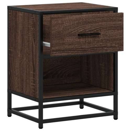 Noćni ormarići 2 kom boja hrasta 40x31x50 cm konstruirano drvo - Smeđi hrast 2 Cijena