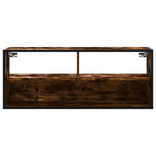 TV ormarić boja dimljenog hrasta 100x31x39,5 cm konstruirano - Dimljeni hrast 1 100 cm Cijena