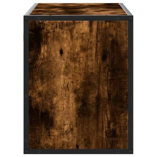 TV ormarić boja dimljenog hrasta 100x31x39,5 cm konstruirano - Dimljeni hrast 1 100 cm Cijena
