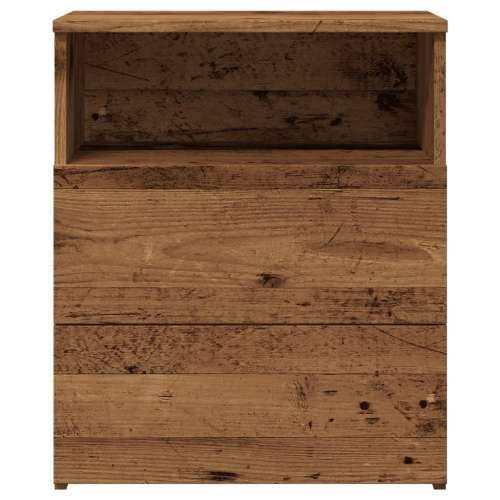 Noćni ormarići 2 kom boja drva 50x32x60 cm konstruirano drvo - Staro drvo 2 Cijena
