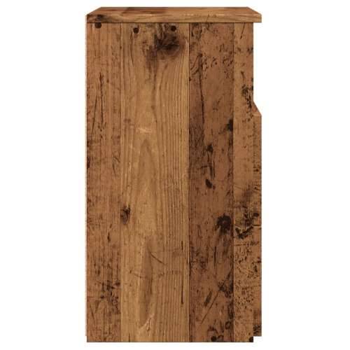 Noćni ormarići 2 kom boja drva 50x32x60 cm konstruirano drvo - Staro drvo 2 Cijena