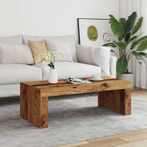 Stolić za kavu boja starog drva 102x50x35 cm konstruirano drvo - Staro drvo 1 Cijena