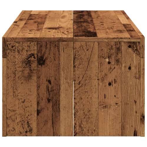 Stolić za kavu boja starog drva 102x50x35 cm konstruirano drvo - Staro drvo 1 Cijena