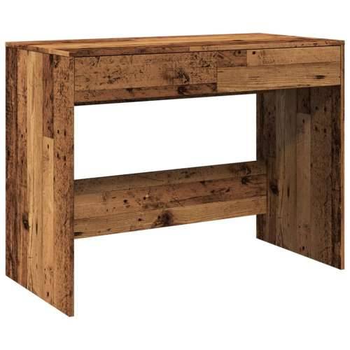 Radni stol boja starog drva 101x50x76,5 cm konstruirano drvo - Staro drvo Cijena