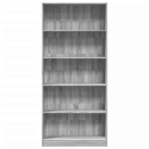 Regal za knjige boja hrasta 80x24x176 cm konstruirano drvo - Sivi hrast sonoma 1 176 cm 80 cm Cijena