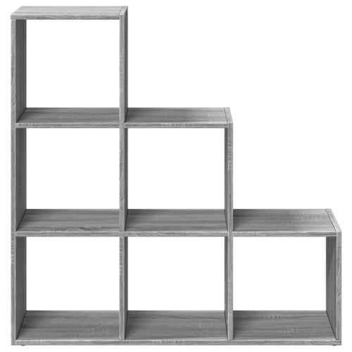 Pregrada / regal za knjige 3 razina sonoma 99x29x99 cm drveni - Sivi hrast sonoma 1 99 cm Cijena
